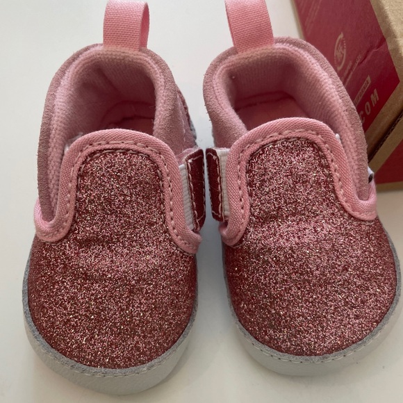 Slip-on vans crib shoe Shimmer bright pink - Picture 1 of 7
